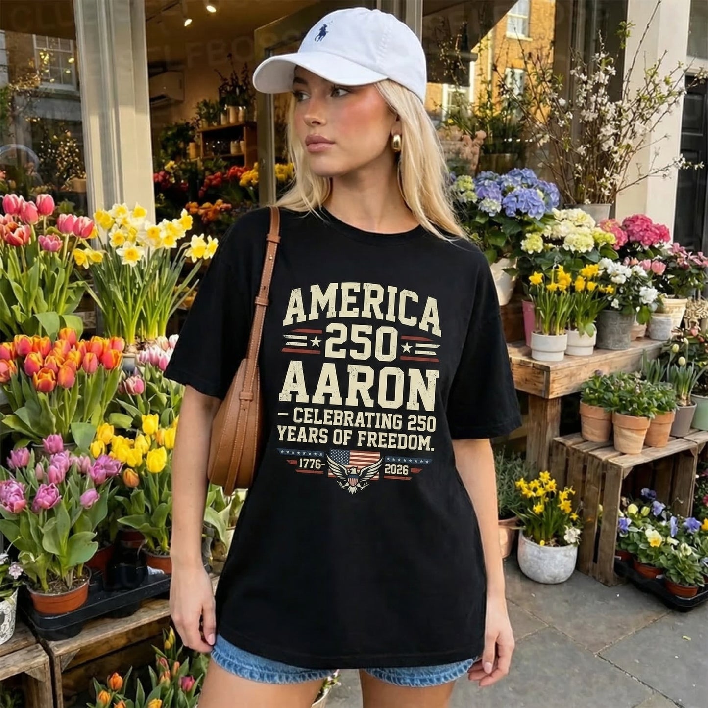 AARON 13K1-217 Celebrating 250 Years of Freedom - Personalized Shirt