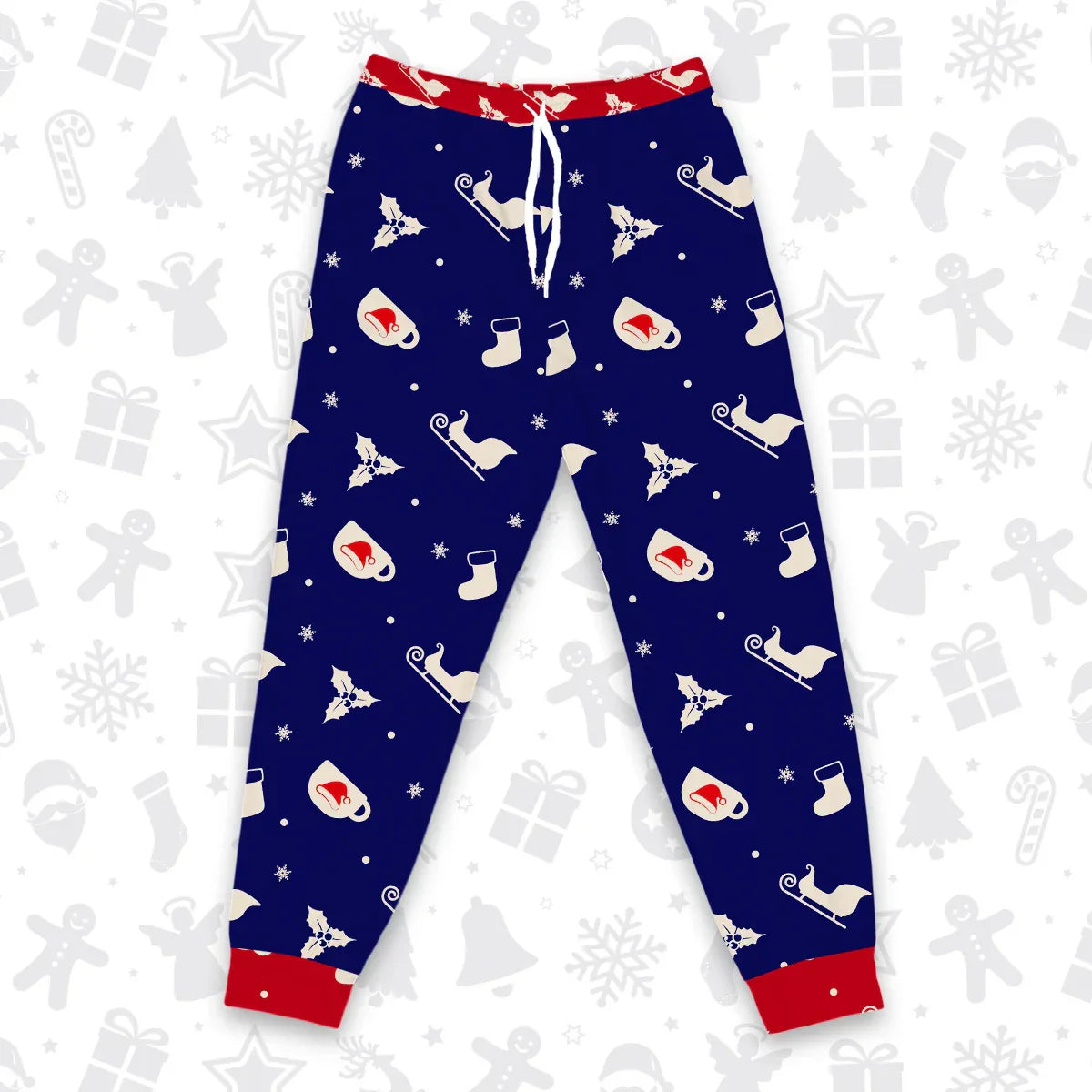 Custom Christmas Pajamas Set Tshirt & Pants