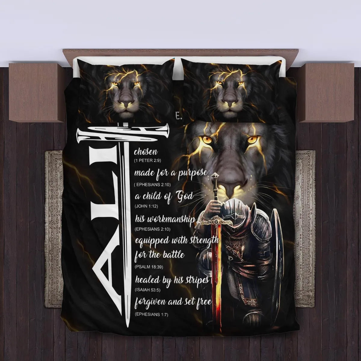 ALI Limited Edition Personalized Bedding Set 13K1-BS1