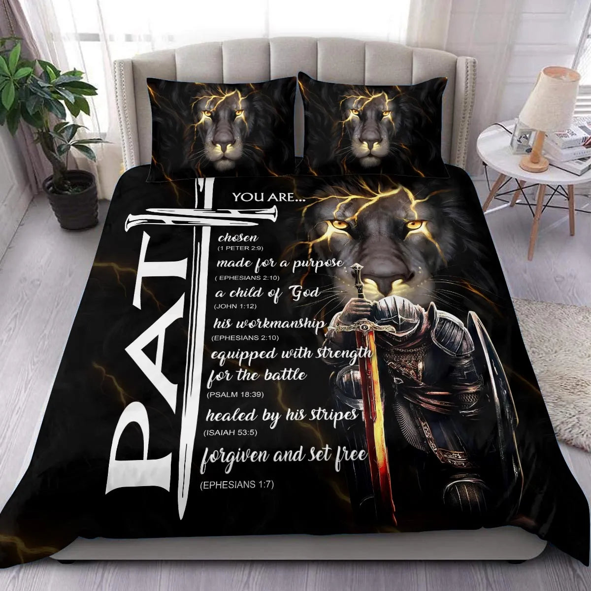 PAT Limited Edition Personalized Bedding Set 13K1-BS1
