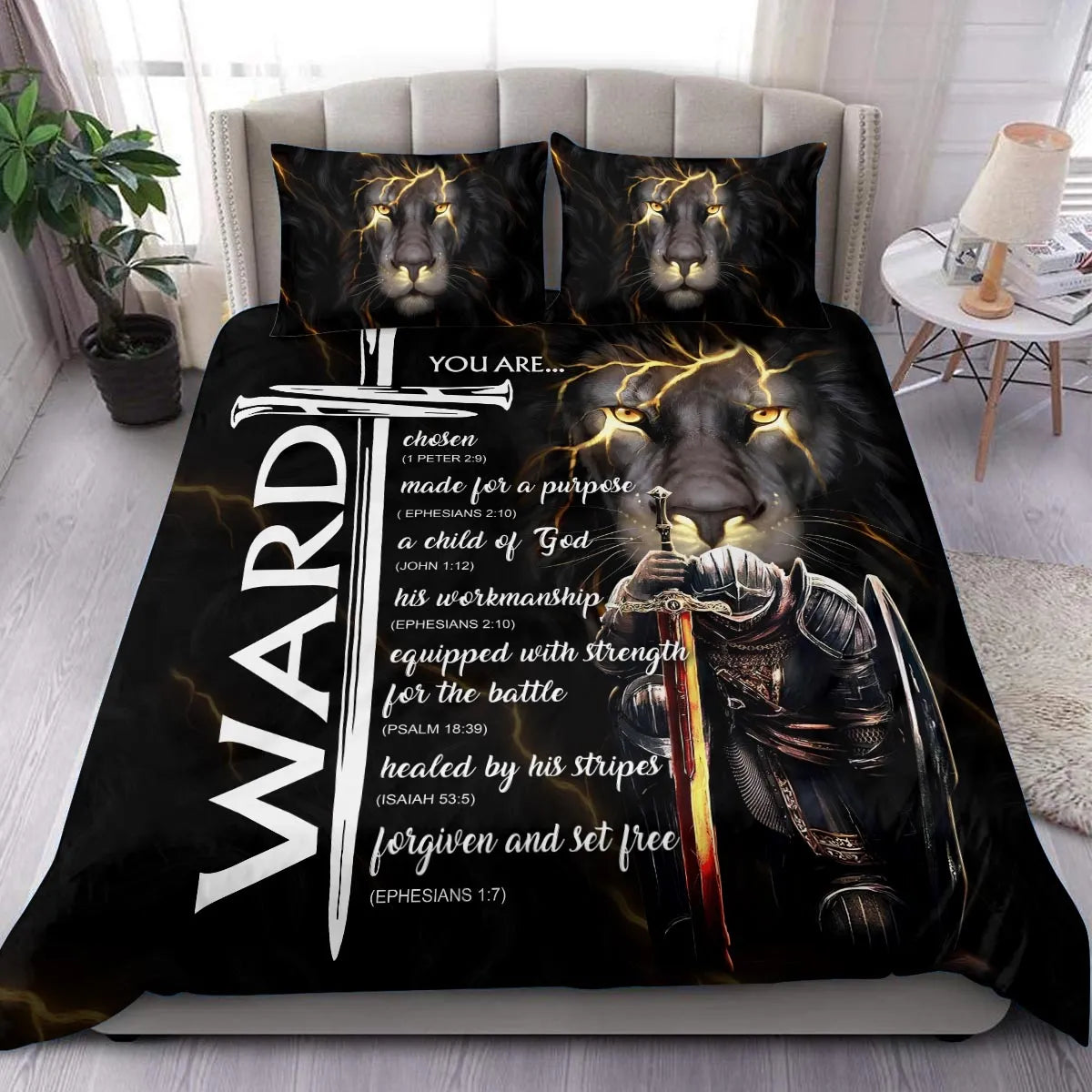 WARD Limited Edition Personalized Bedding Set 13K1-BS1