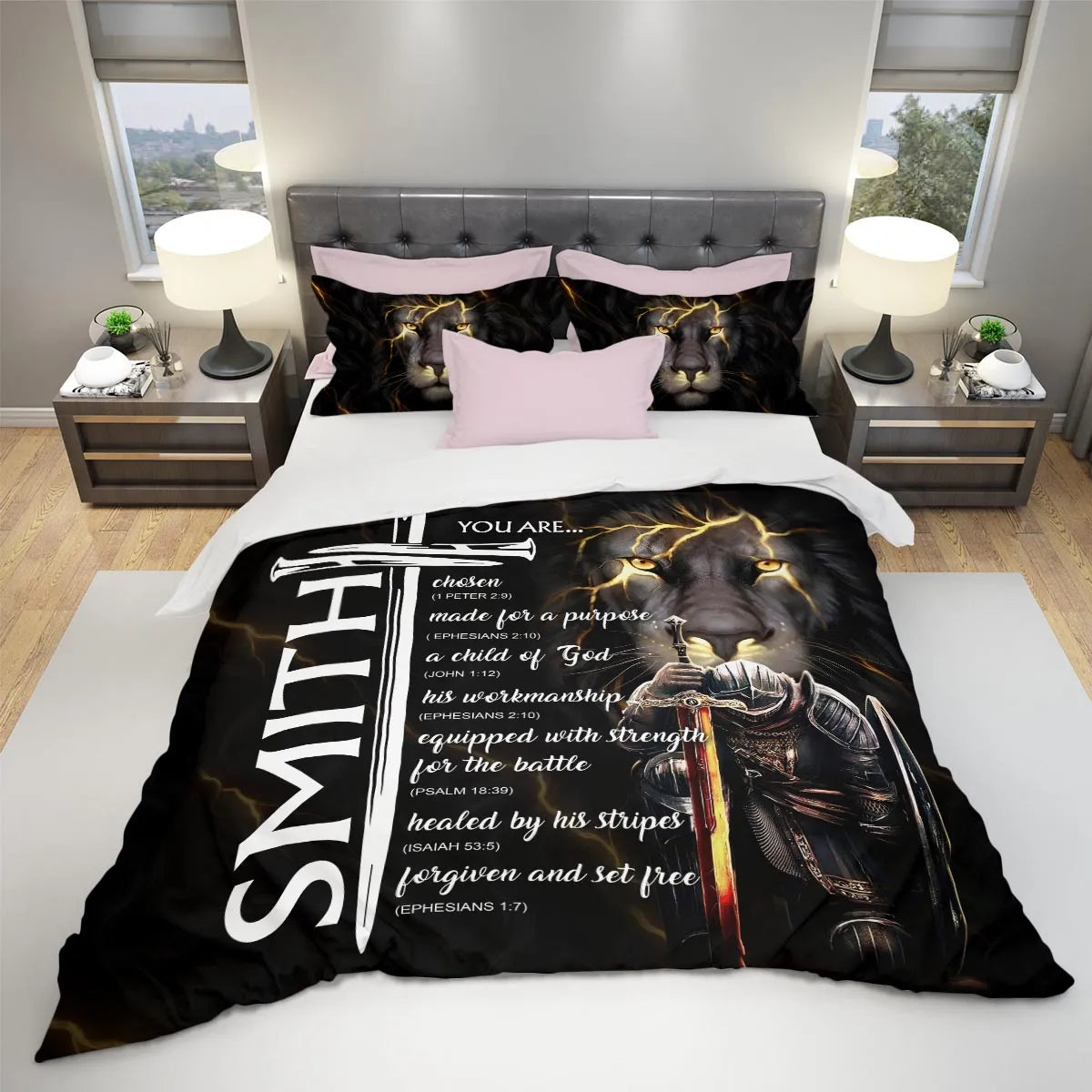 SMITH Limited Edition Personalized Bedding Set 13K1-BS1