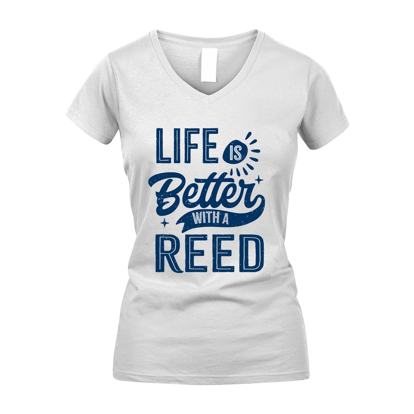 REED 13K1-116 Personalized Name Quote T-Shirt Life Is Better With Unisex Gift