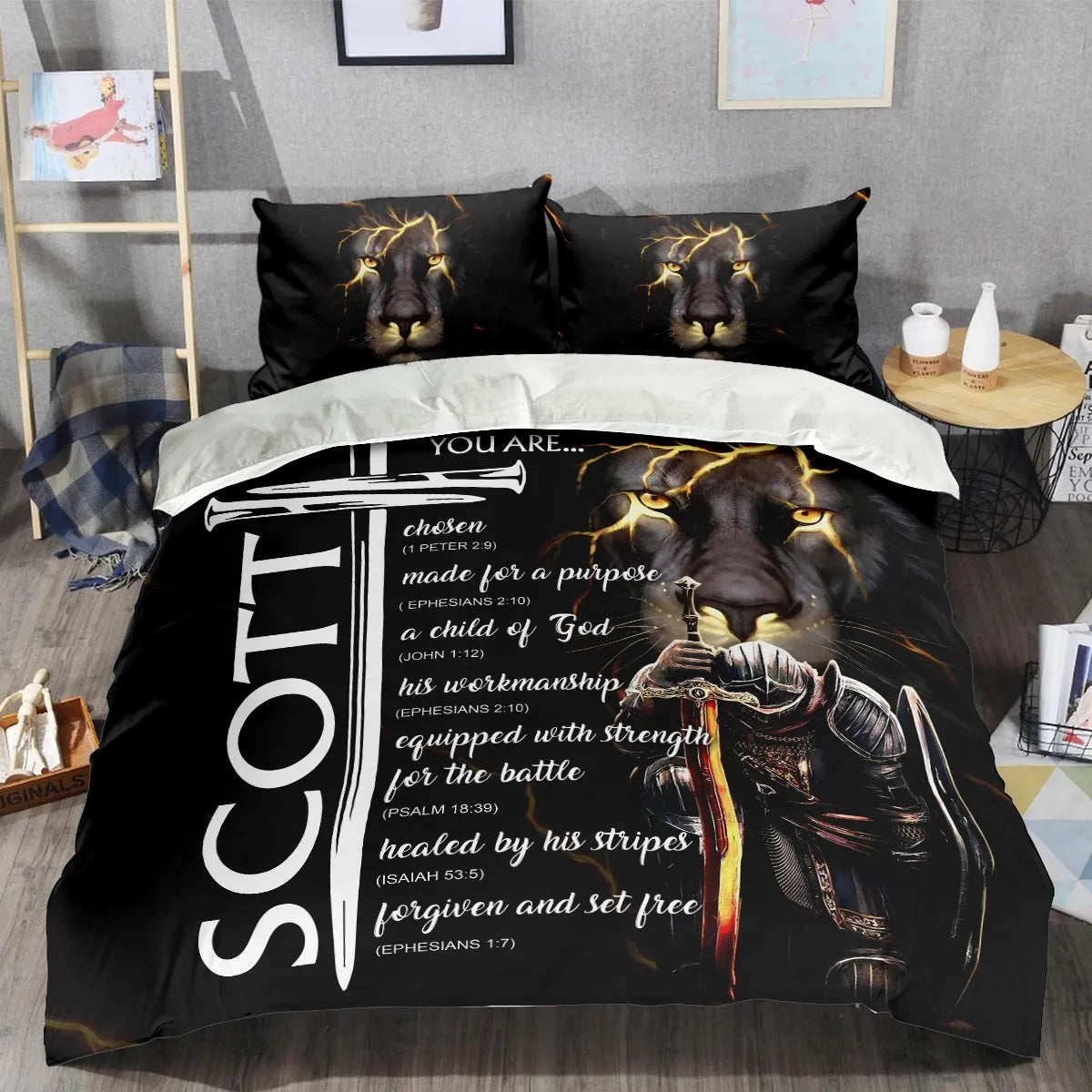 SCOTT Limited Edition Personalized Bedding Set 13K1-BS1