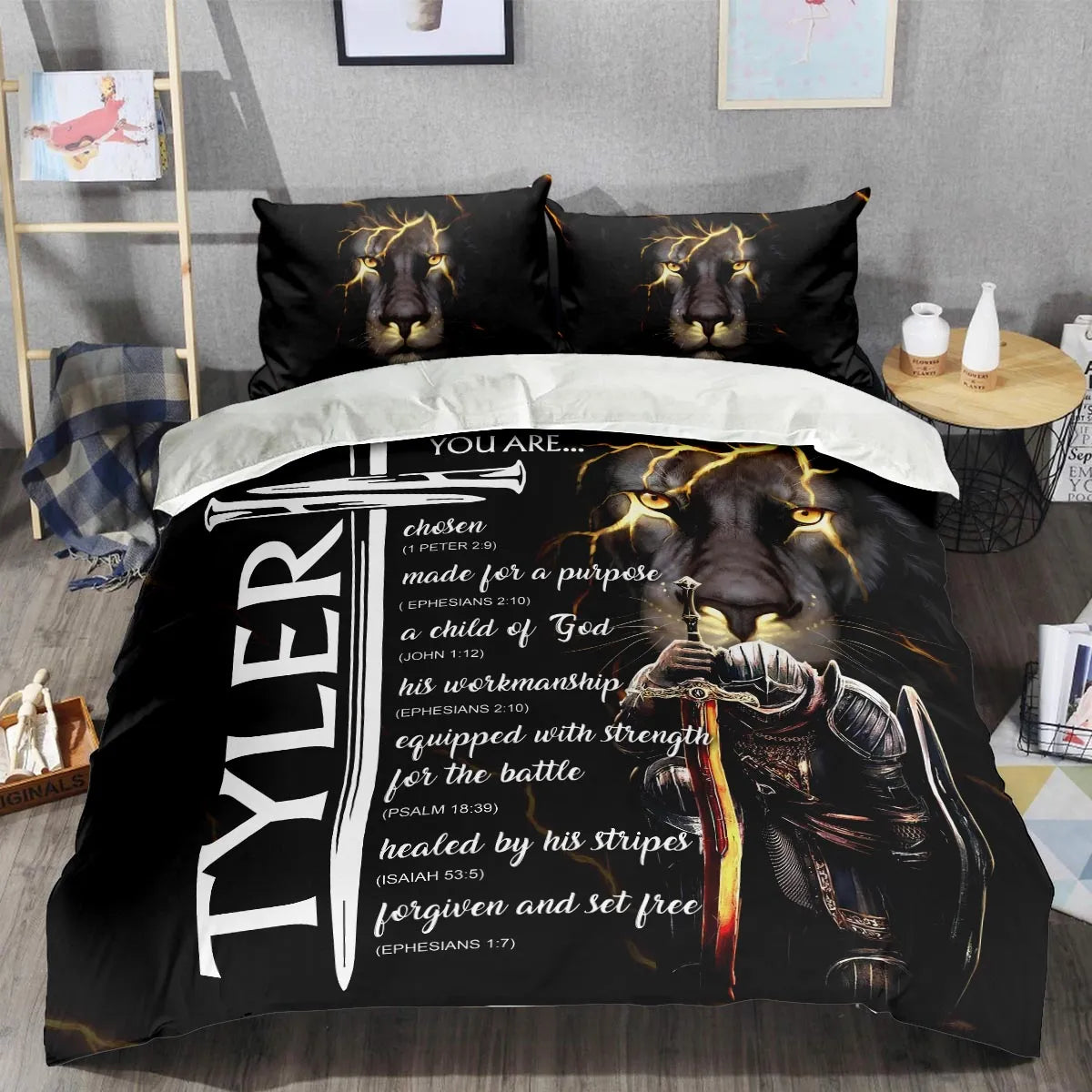 TYLER Limited Edition Personalized Bedding Set 13K1-BS1