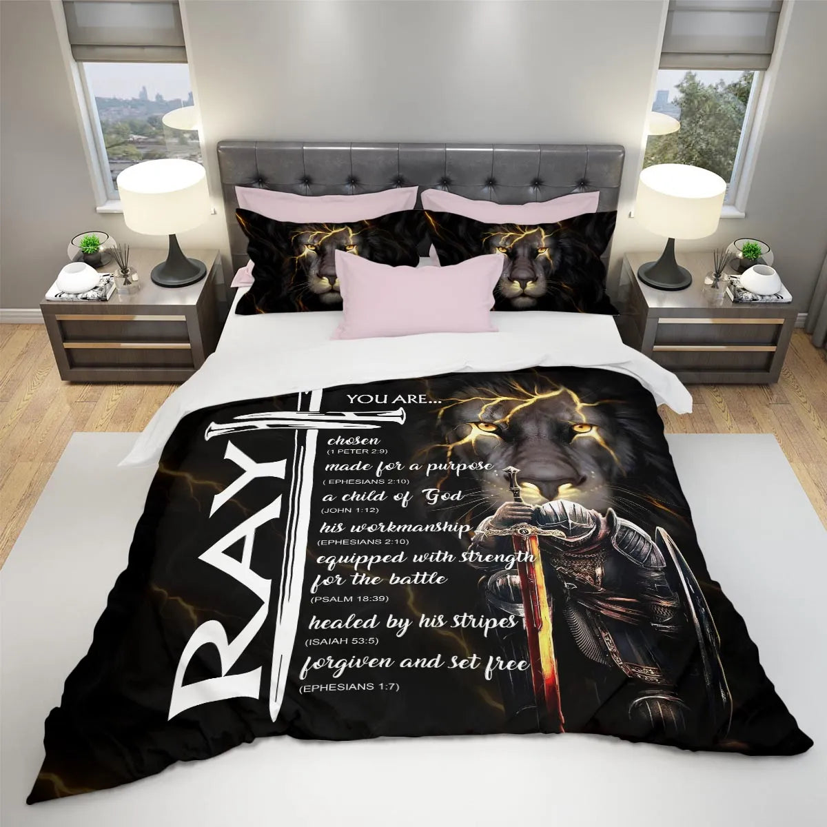 RAY Limited Edition Personalized Bedding Set 13K1-BS1