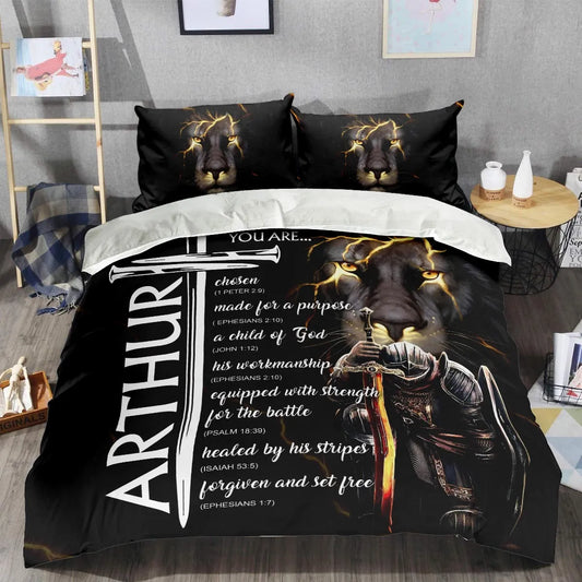 ARTHUR Limited Edition Personalized Bedding Set 13K1-BS1