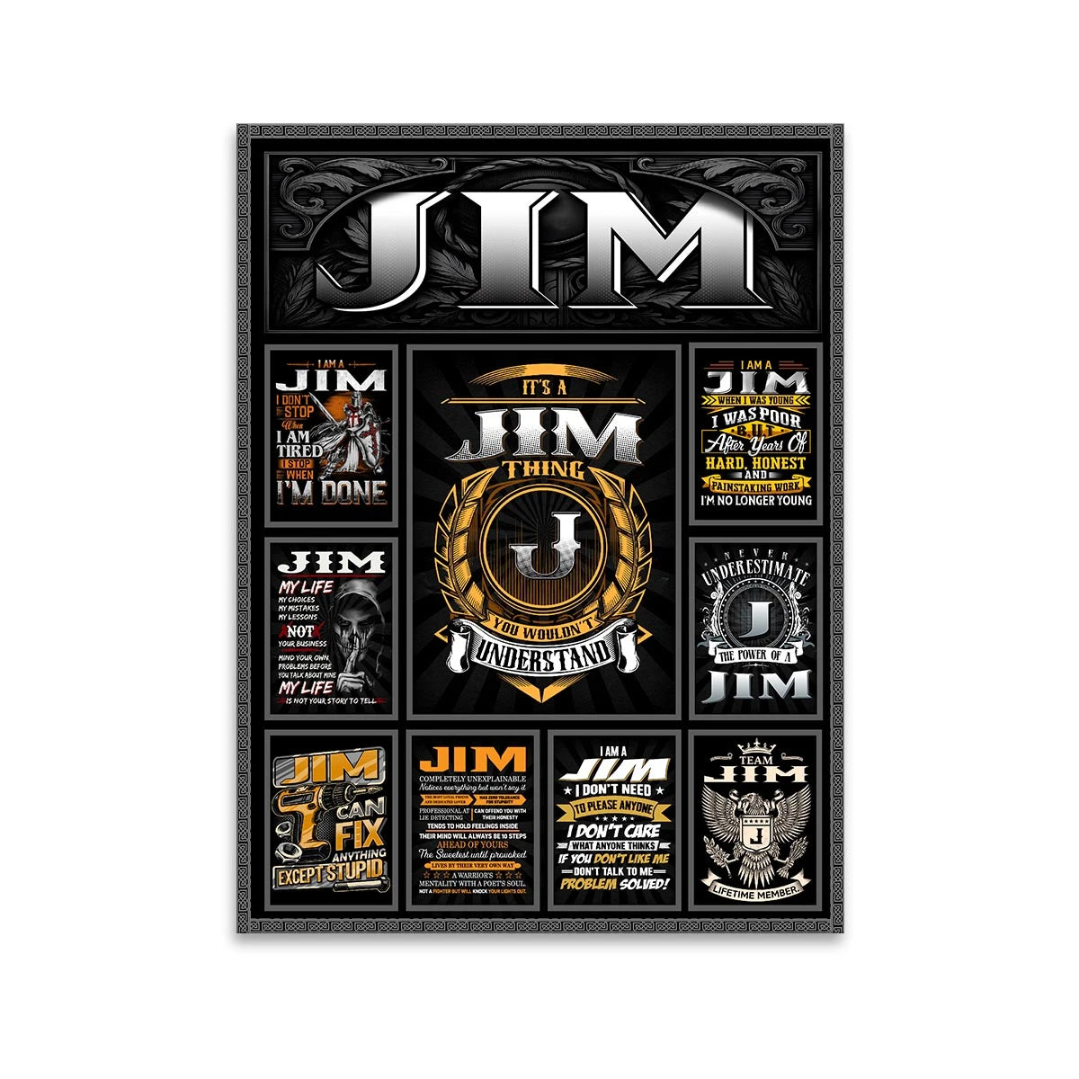 JIM Personalized Sponge Floor Mat – Custom Printed Home Decor 13K1-AR2