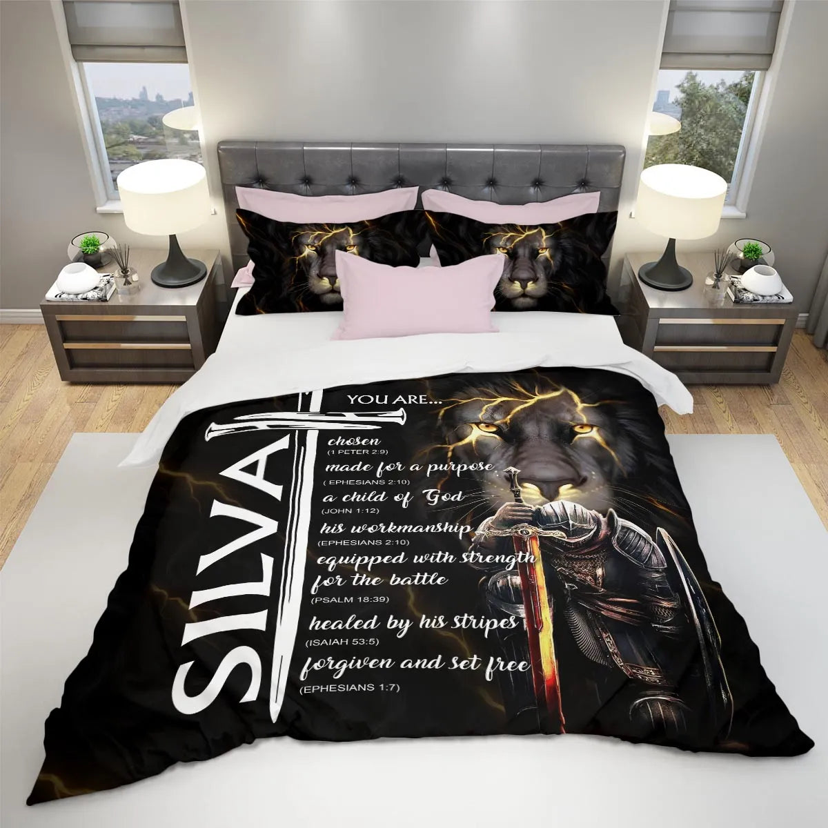 SILVA Limited Edition Personalized Bedding Set 13K1-BS1