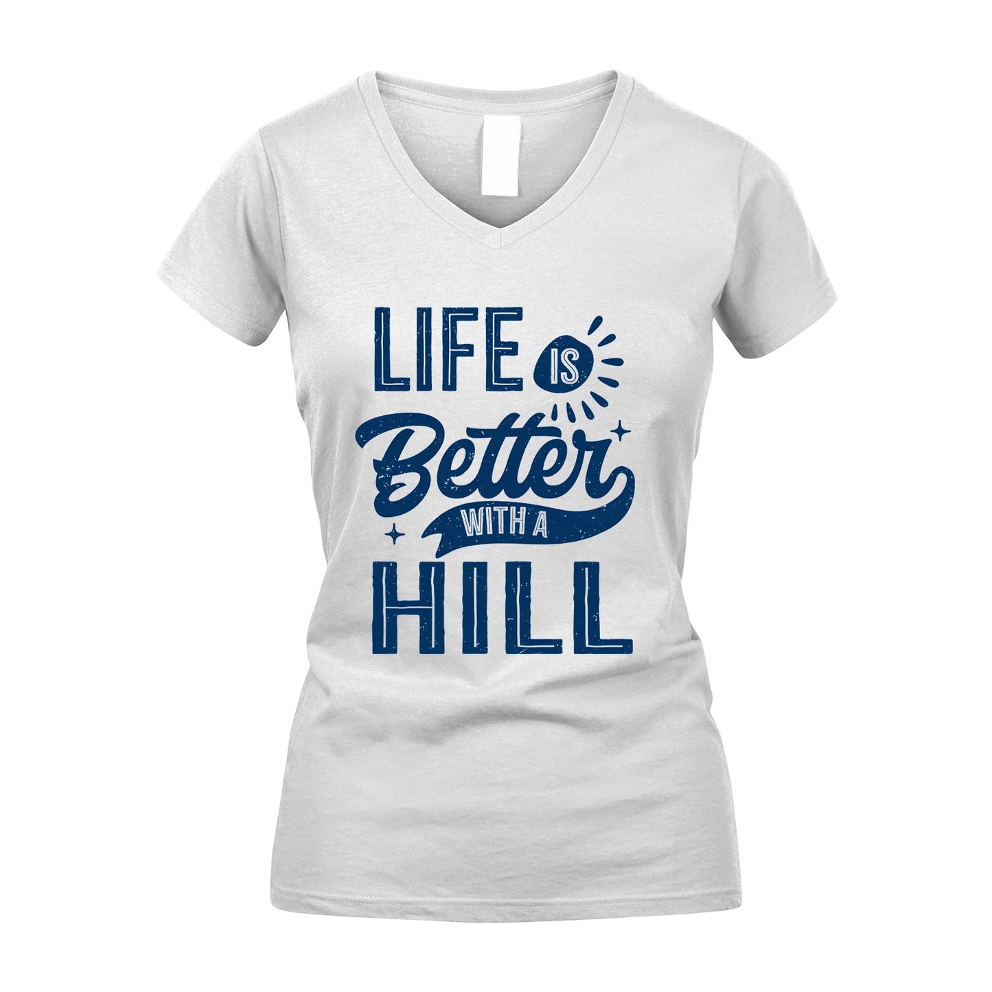 HILL 13K1-116 Personalized Name Quote T-Shirt Life Is Better With Unisex Gift