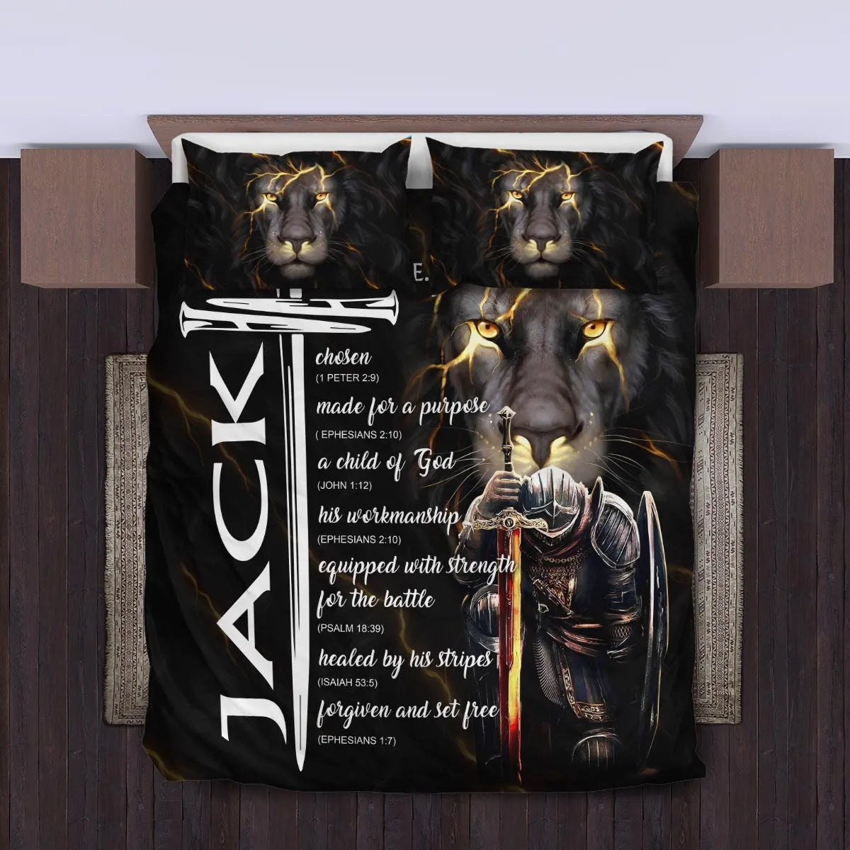 JACK Limited Edition Personalized Bedding Set 13K1-BS1