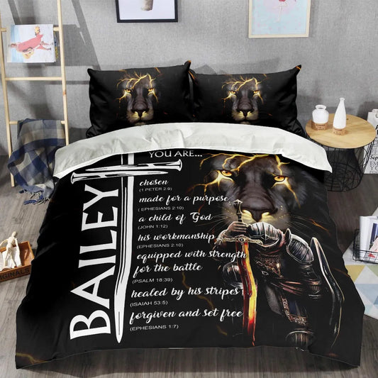 BAILEY Limited Edition Personalized Bedding Set 13K1-BS1