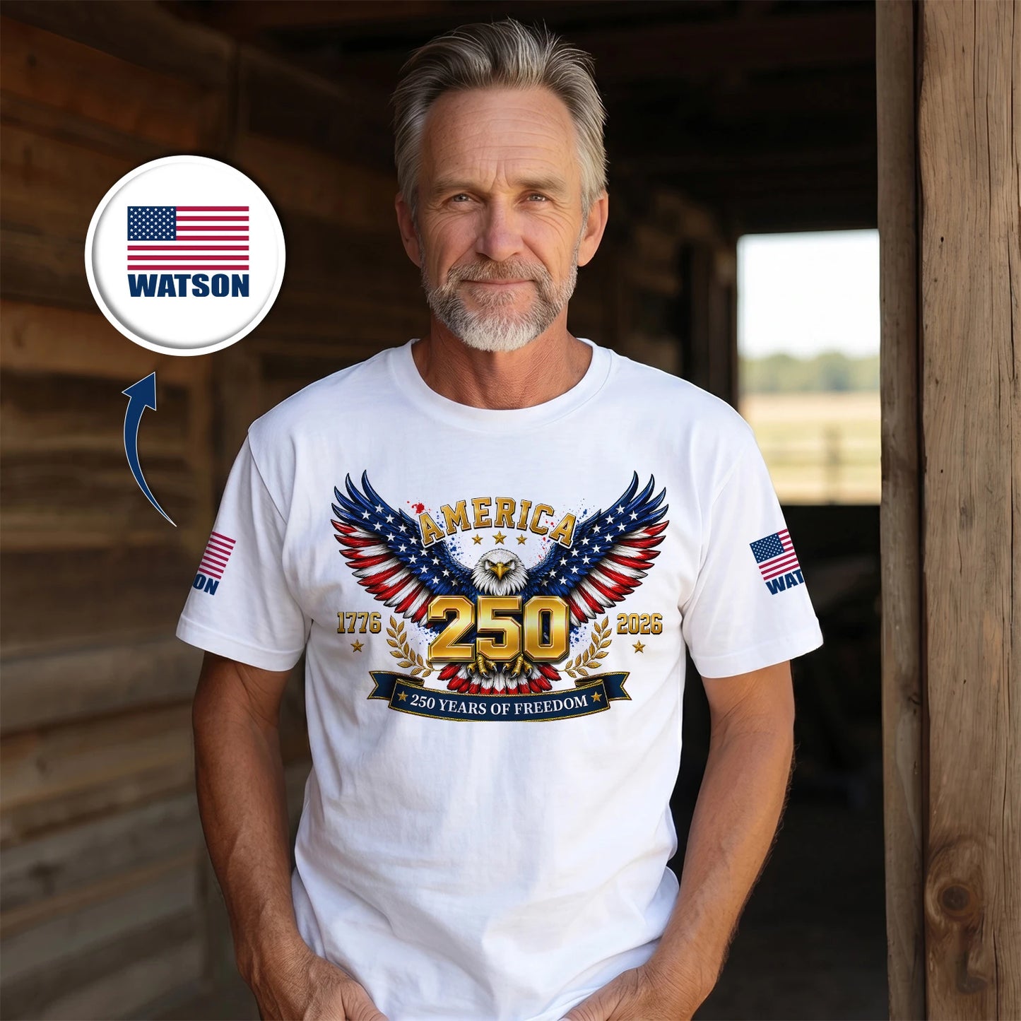 WATSON 13K1-550 America 1776-2026 250 Years of Freedom