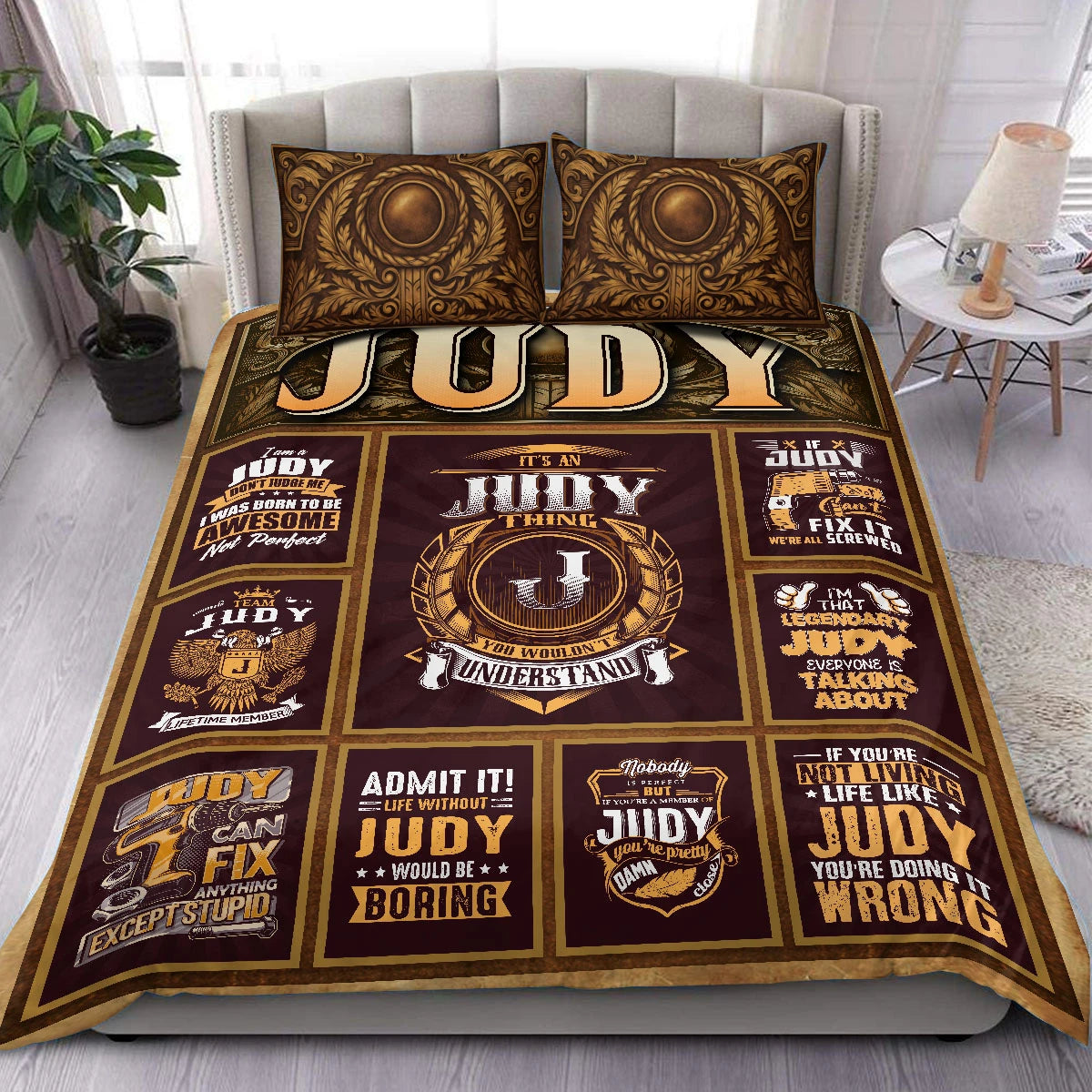 JUDY Limited Edition Personalized Bedding Set 13K1-BS3