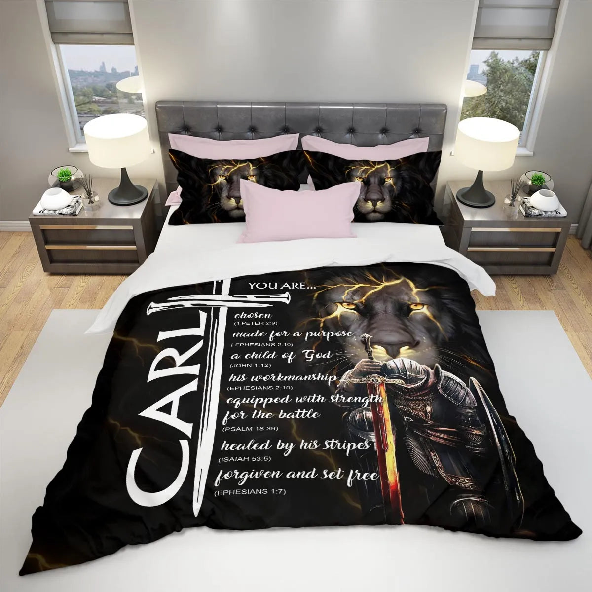CARL Limited Edition Personalized Bedding Set 13K1-BS1