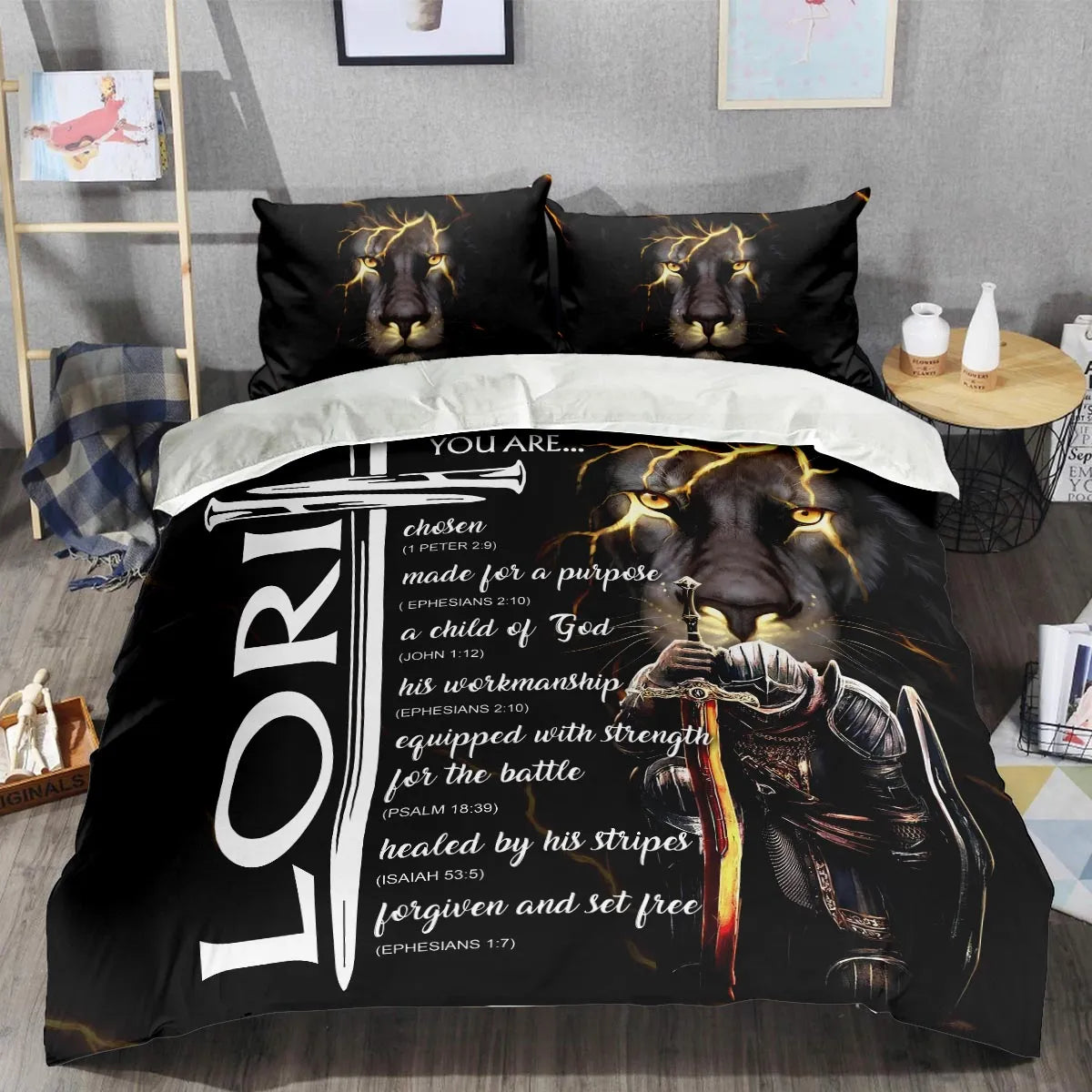 LORI Limited Edition Personalized Bedding Set 13K1-BS1