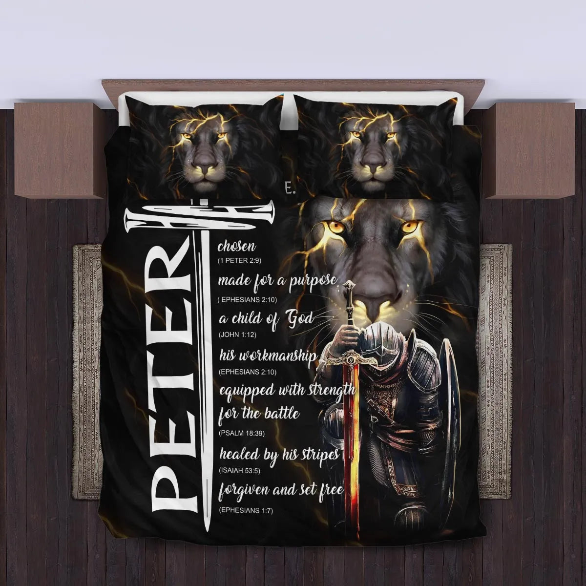 PETER Limited Edition Personalized Bedding Set 13K1-BS1