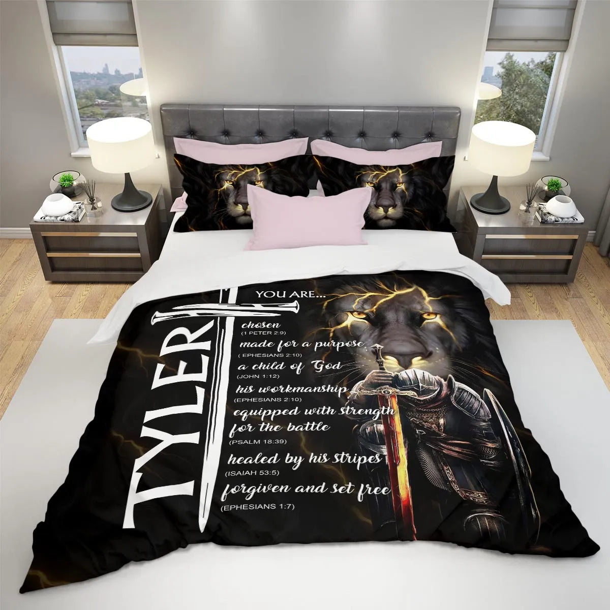 TYLER Limited Edition Personalized Bedding Set 13K1-BS1