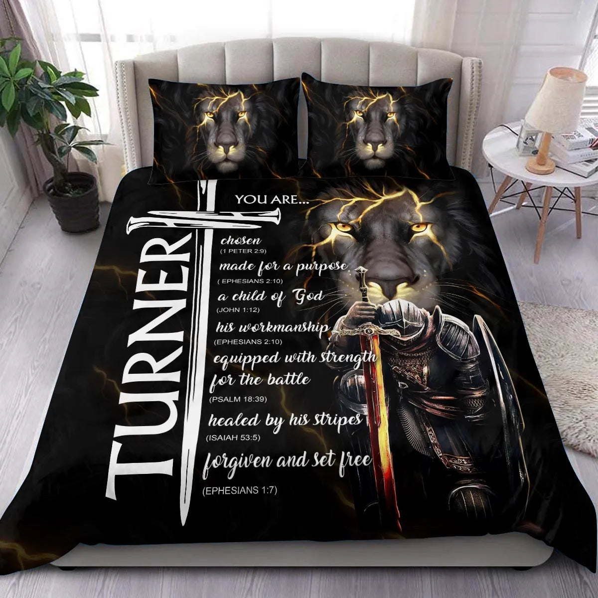 TURNER Limited Edition Personalized Bedding Set 13K1-BS1
