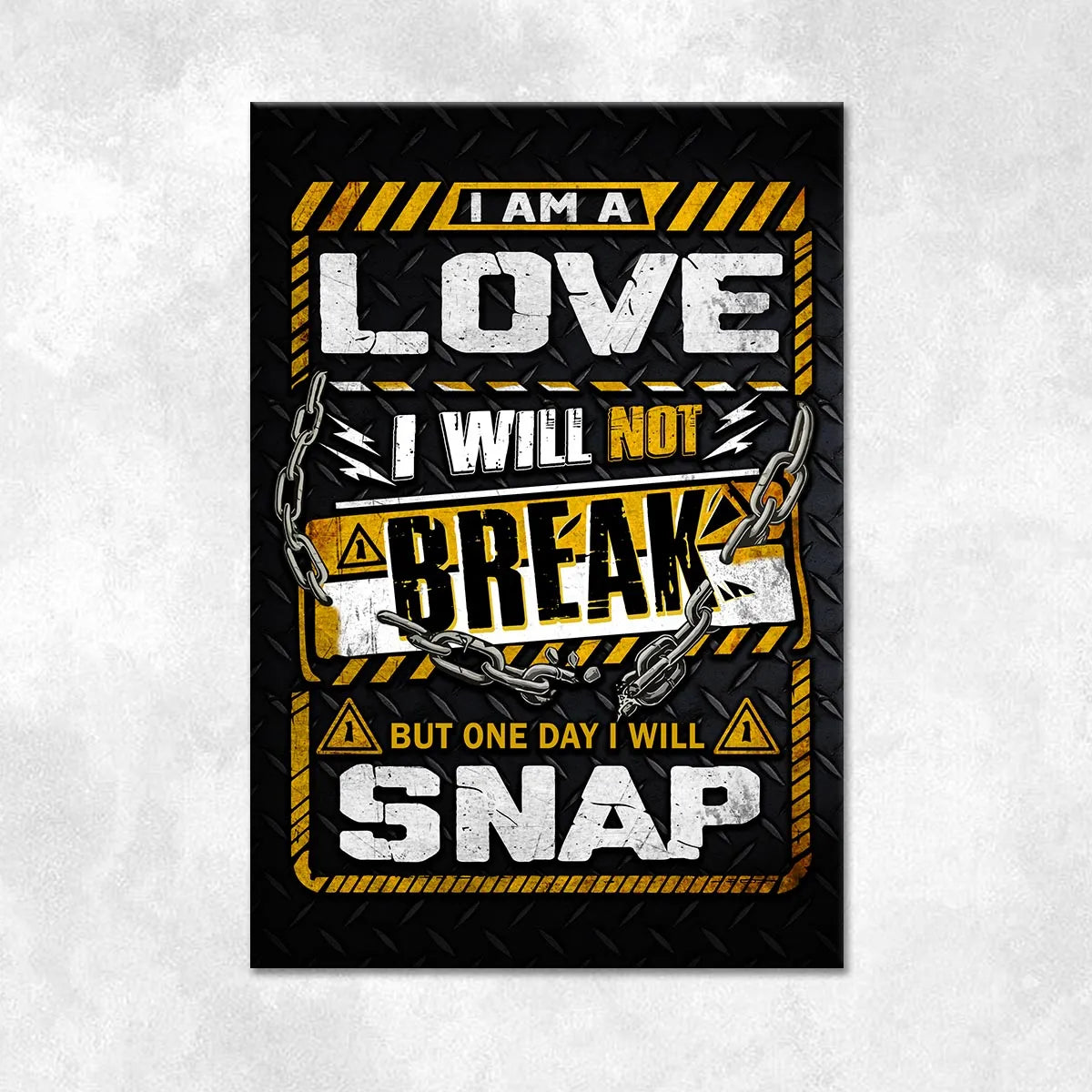 LOVE Motivational Rug – Black & Yellow Quote Carpet for Living Room 13K1-AR1