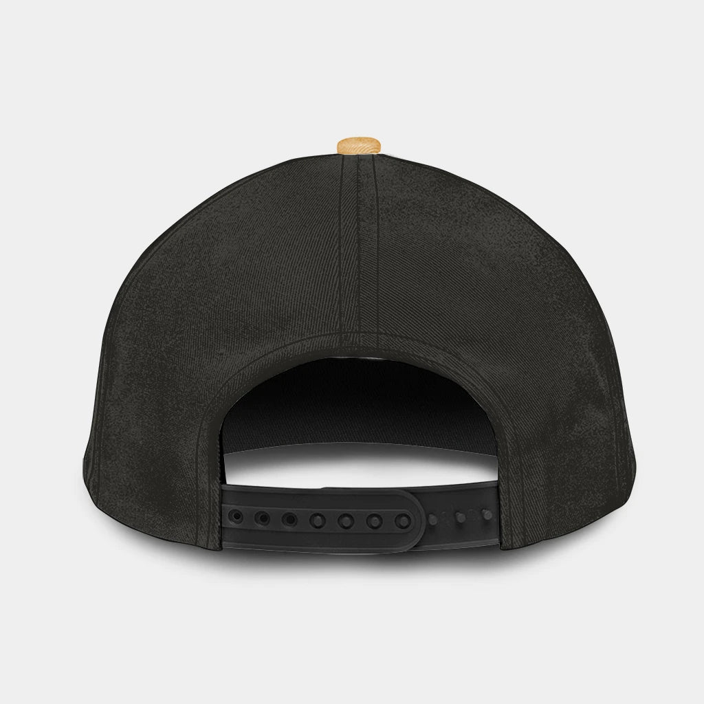 The Man The Myth The Legend Black And Champagne Gold Cap STEVEN 13K1 C94PF