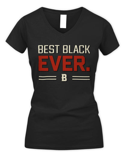 Best Your Name Ever Cool Shirt BLACK M1-58 / Women's V-Neck T-Shirt / black