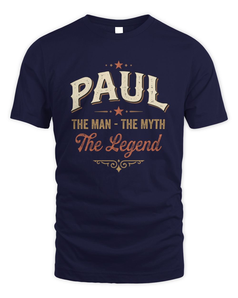 I'm Name I'm Not Rude I Just Have The Balls Funny T-Shirt PAUL M1-77 / Unisex Standard T-Shirt / navy