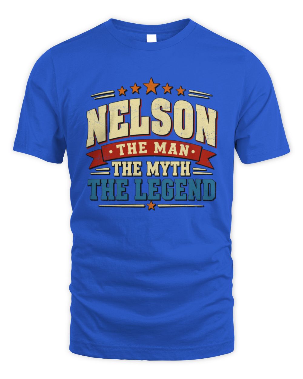 The Man The Myth The Legend Ribbon Vintage T-Shirt NELSON M1-56 / Unisex Standard T-Shirt / royal