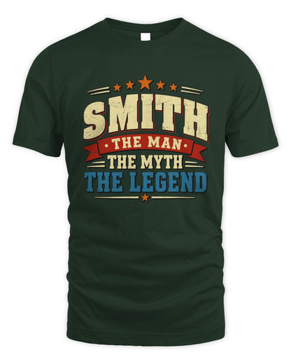 The Man The Myth The Legend Ribbon Vintage T-Shirt SMITH M1-56 / Unisex Standard T-Shirt / forest green