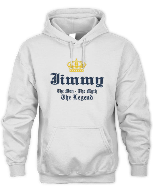 The Man The Myth The Legend Corona Beer T-Shirt JIMMY M1-S83 / Unisex Hoodie / white