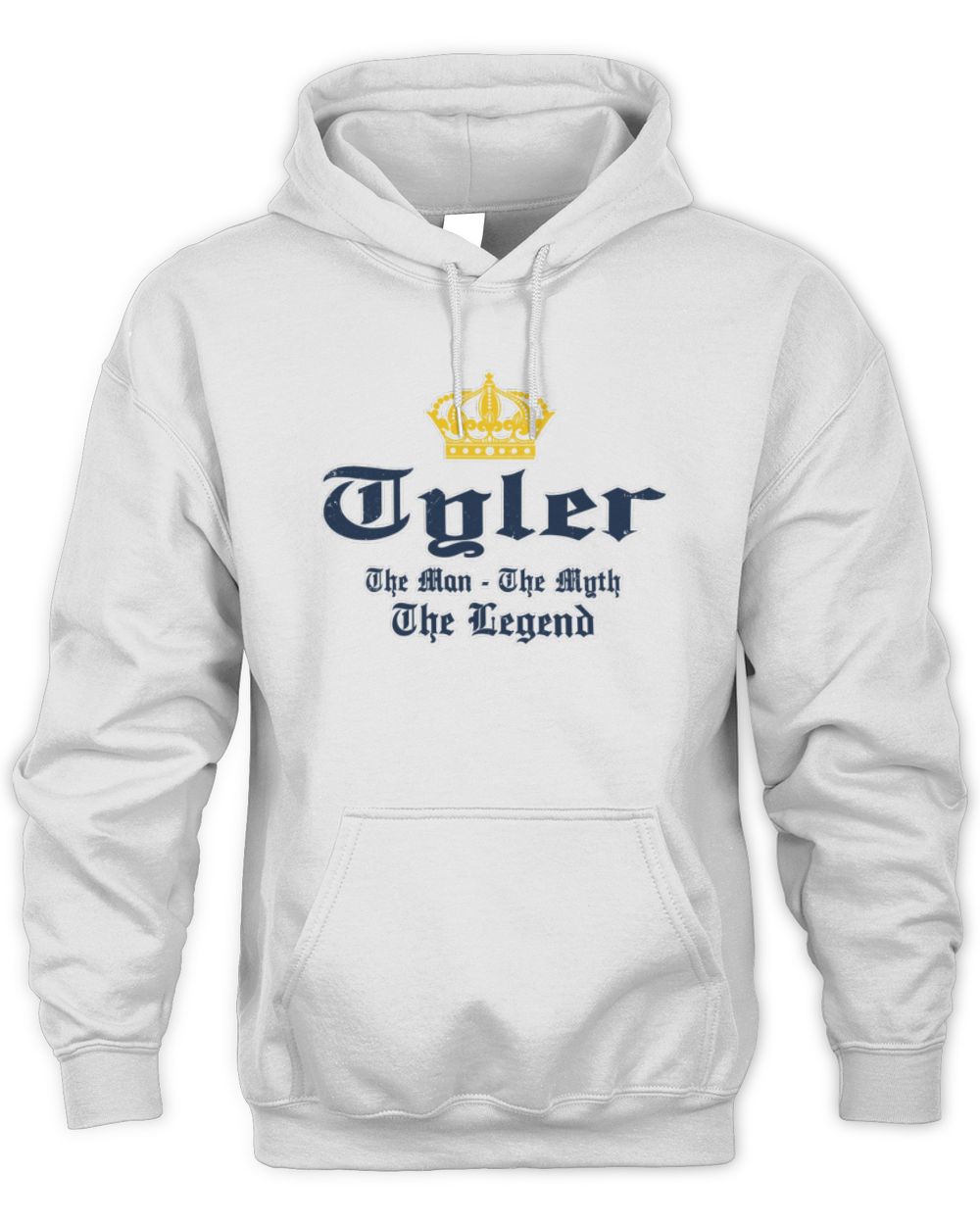 The Man The Myth The Legend Corona Beer T-Shirt TYLER M1-S83 / Unisex Hoodie / white