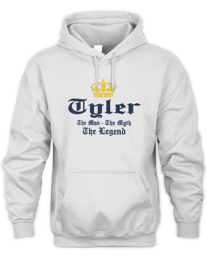 The Man The Myth The Legend Corona Beer T-Shirt TYLER M1-S83 / Unisex Hoodie / white