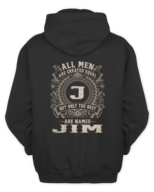 All Men Are Created Equal Cool Logo Shirt JIM M1-60 / Unisex Hoodie / black
