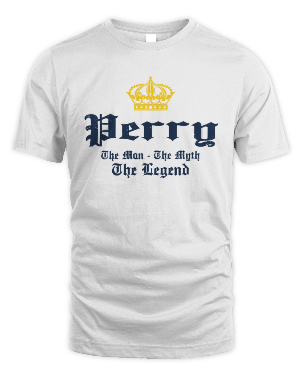 The Man The Myth The Legend Corona Beer T-Shirt PERRY M1-S83 / Unisex Standard T-Shirt / white