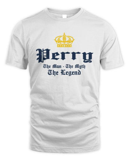 The Man The Myth The Legend Corona Beer T-Shirt PERRY M1-S83 / Unisex Standard T-Shirt / white
