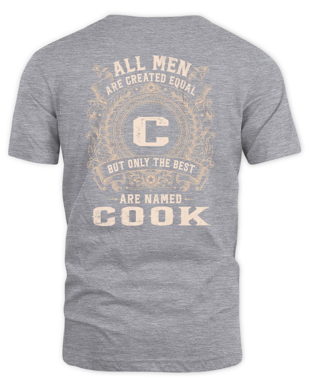 All Men Are Created Equal Cool Logo Shirt COOK M1-60 / Unisex Standard T-Shirt / sport grey
