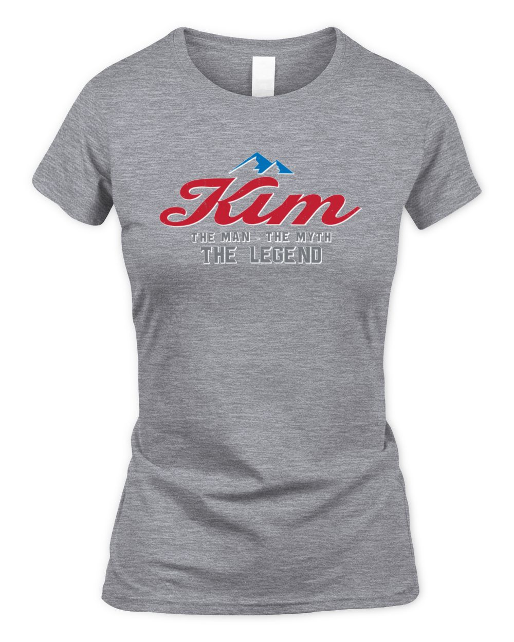 The Man The Myth The Legend Coors Light Beer T-Shirt KIM M1-S84 / Women's Standard T-Shirt / sport grey