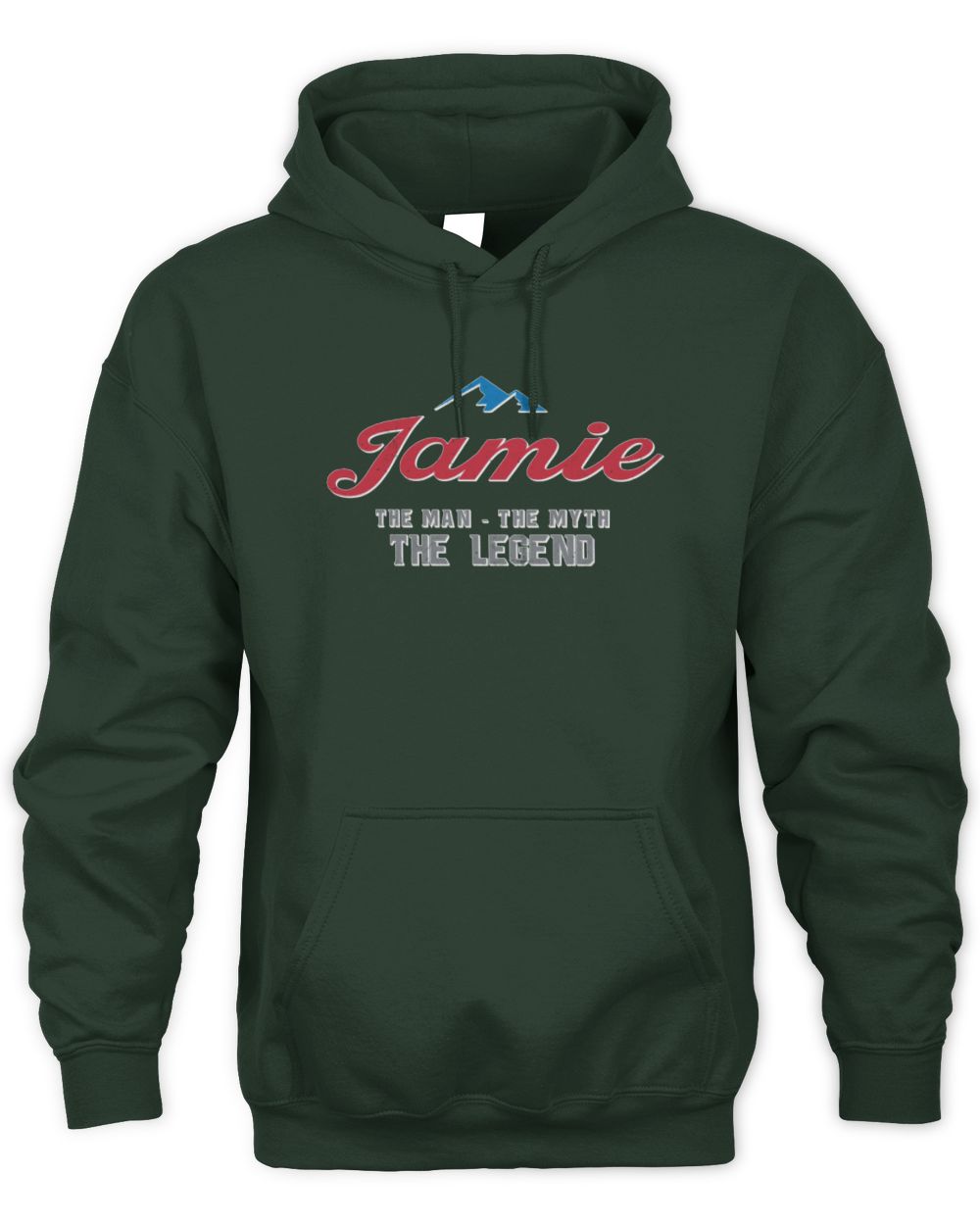 The Man The Myth The Legend Coors Light Beer T-Shirt JAMIE M1-S84 / Unisex Hoodie / forest green