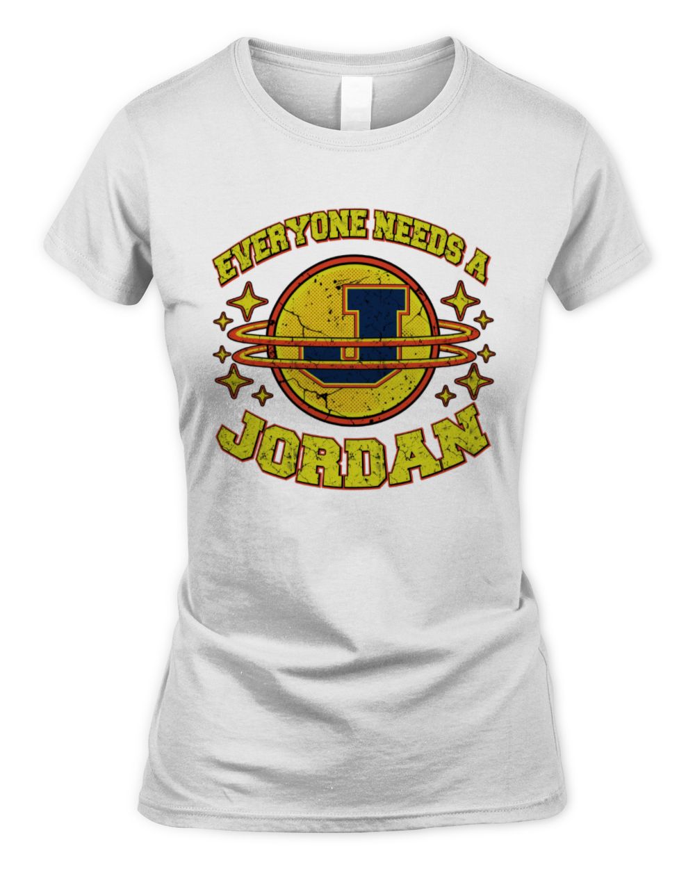 Everyone Needs a Your Name Shirt JORDAN M1-76 / Women's Standard T-Shirt / white