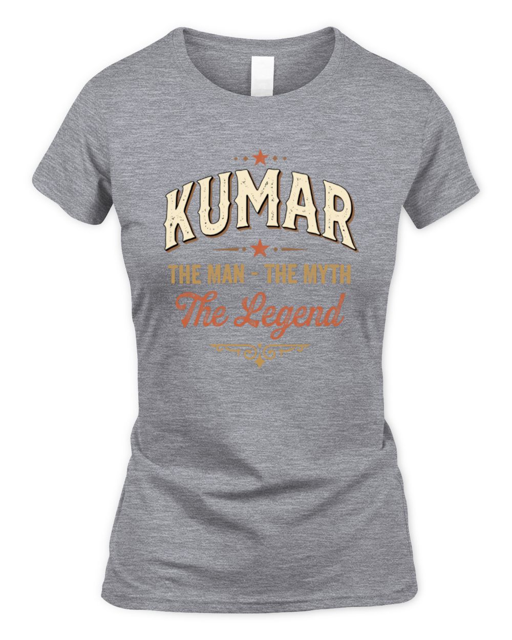I'm Name I'm Not Rude I Just Have The Balls Funny T-Shirt KUMAR M1-77 / Women's Standard T-Shirt / sport grey