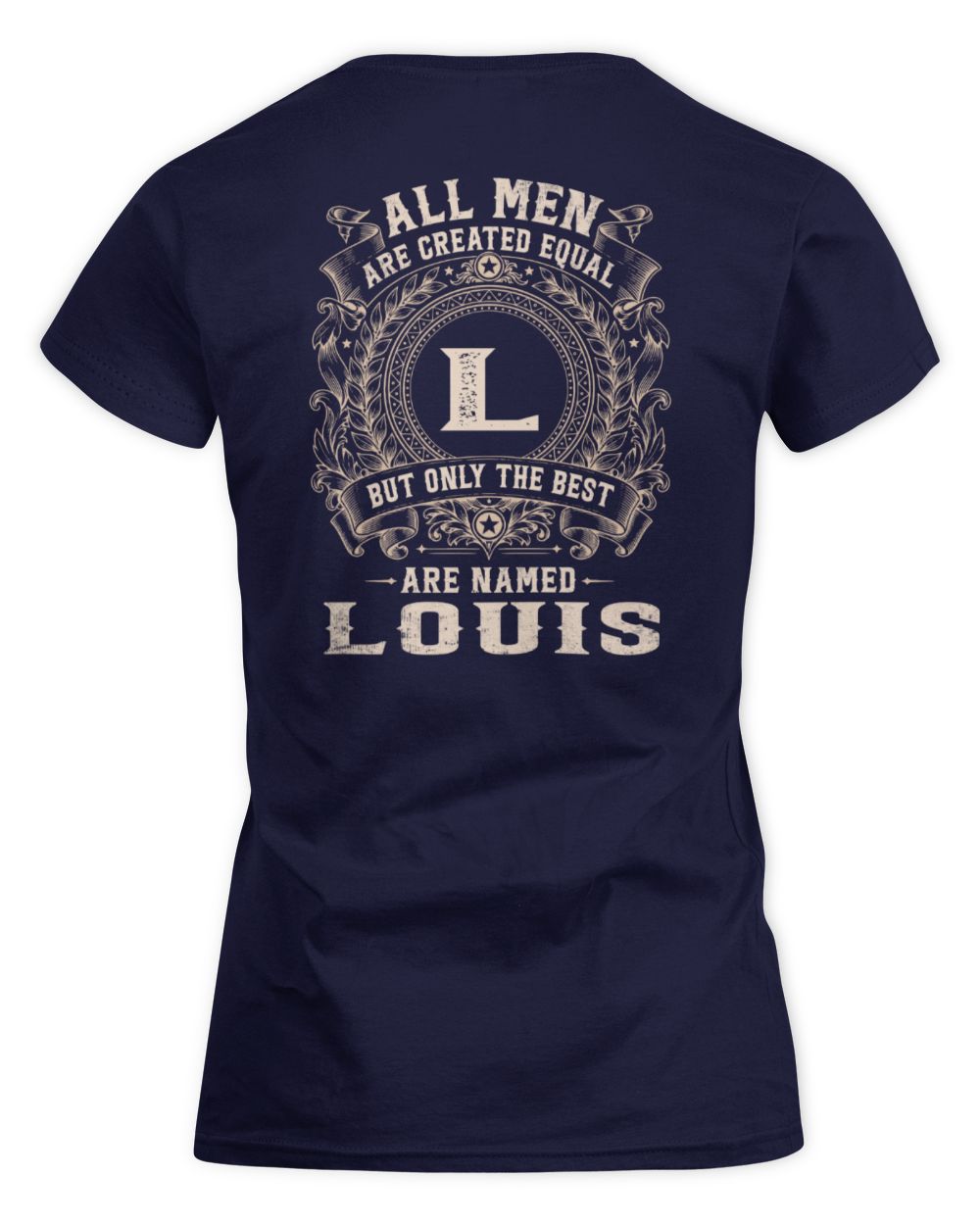 All Men Are Created Equal Cool Logo Shirt LOUIS M1-60 / Women's Standard T-Shirt / navy