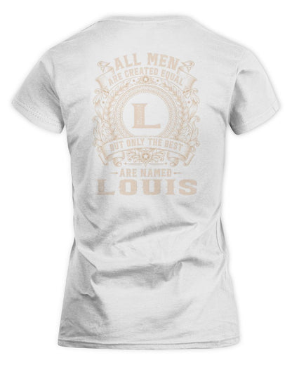 All Men Are Created Equal Cool Logo Shirt LOUIS M1-60 / Women's Standard T-Shirt / white