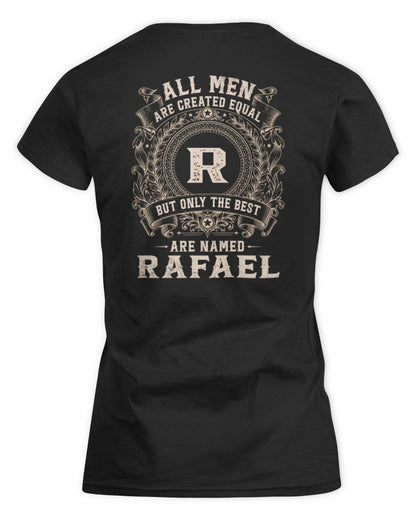 All Men Are Created Equal Cool Logo Shirt RAFAEL M1-60 / Women's Standard T-Shirt / black