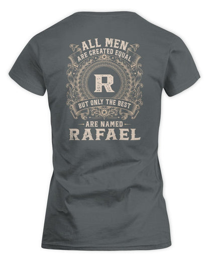 All Men Are Created Equal Cool Logo Shirt RAFAEL M1-60 / Women's Standard T-Shirt / charcoal