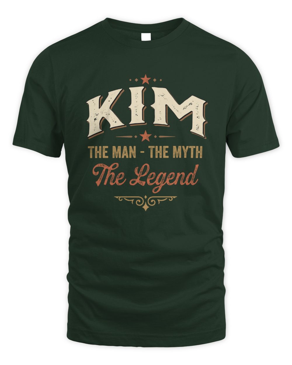 I'm Name I'm Not Rude I Just Have The Balls Funny T-Shirt KIM M1-77 / Unisex Standard T-Shirt / forest green