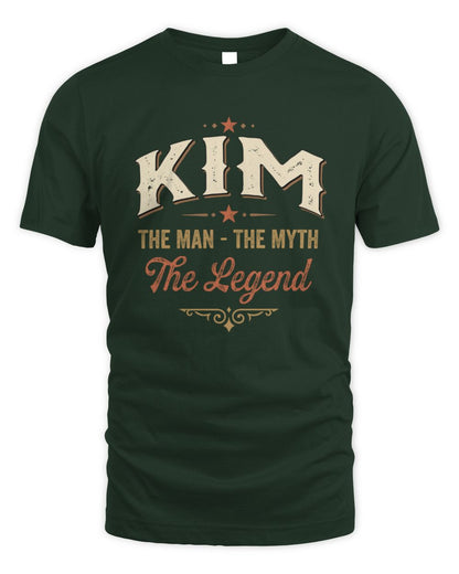 I'm Name I'm Not Rude I Just Have The Balls Funny T-Shirt KIM M1-77 / Unisex Standard T-Shirt / forest green