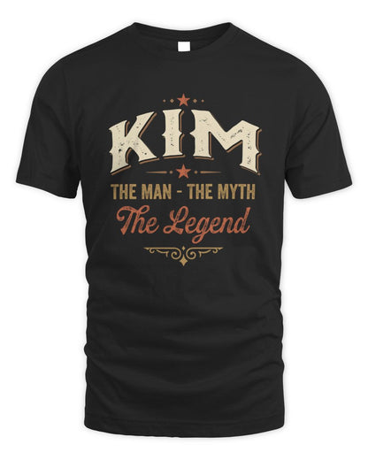 I'm Name I'm Not Rude I Just Have The Balls Funny T-Shirt KIM M1-77 / Unisex Standard T-Shirt / black