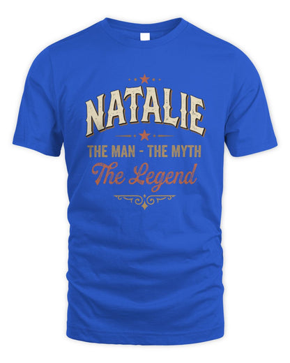 I'm Name I'm Not Rude I Just Have The Balls Funny T-Shirt NATALIE M1-77 / Unisex Standard T-Shirt / royal
