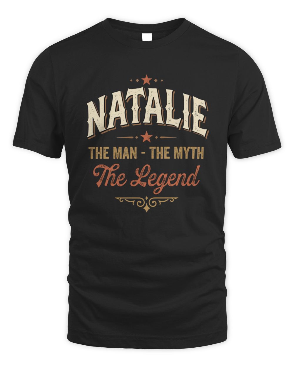 I'm Name I'm Not Rude I Just Have The Balls Funny T-Shirt NATALIE M1-77 / Unisex Standard T-Shirt / black