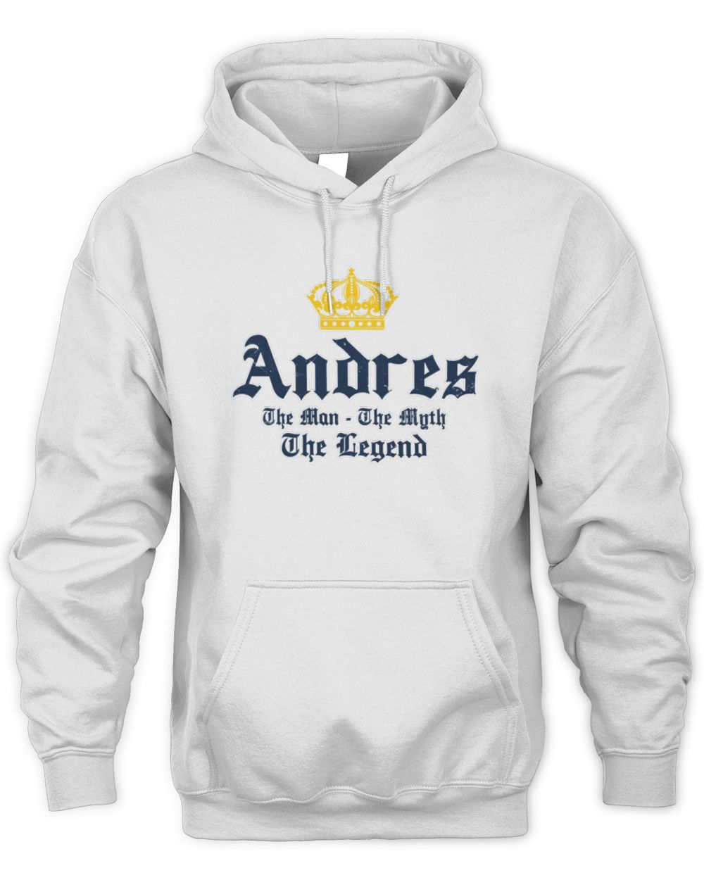 The Man The Myth The Legend Corona Beer T-Shirt ANDRES M1-S83 / Unisex Hoodie / white
